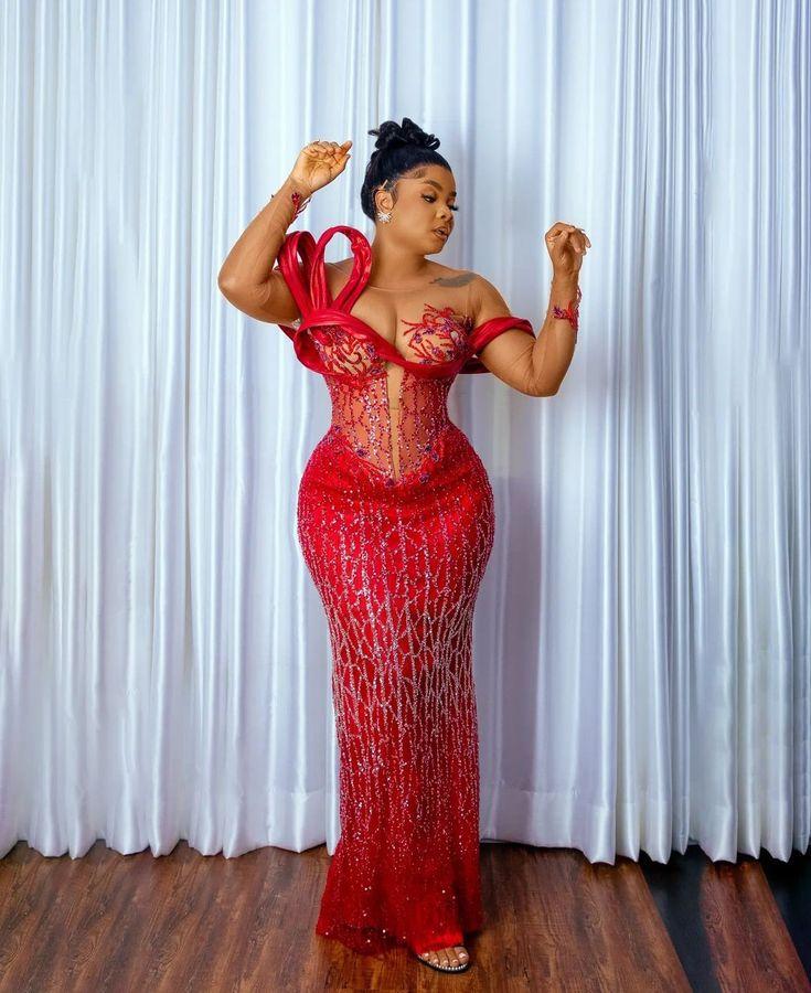 5 Nigerian Female Celebrities That Look Stunning in Red

